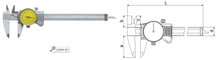 Dial Calipers(Mono Block Type A)