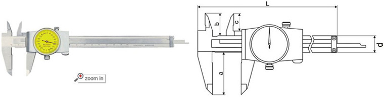 Dial Calipers(Mono Block Type B)