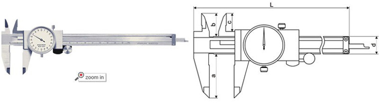 Dial Calipers(Open Block Type)