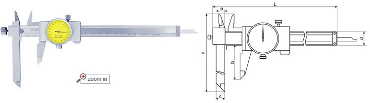 Offset Dial Calipers