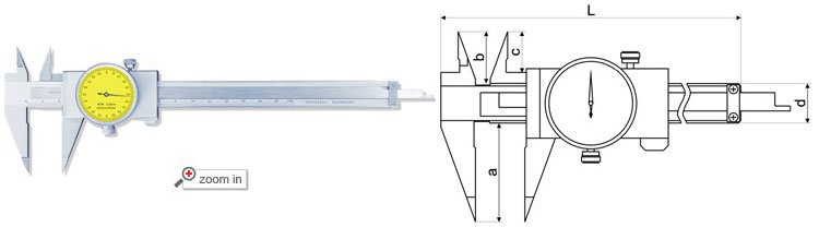 Point Dial Calipers