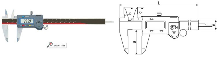 IP54 Waterproof Digital Calipers