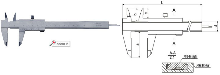 Plane Parallax-free Vernier Calipers